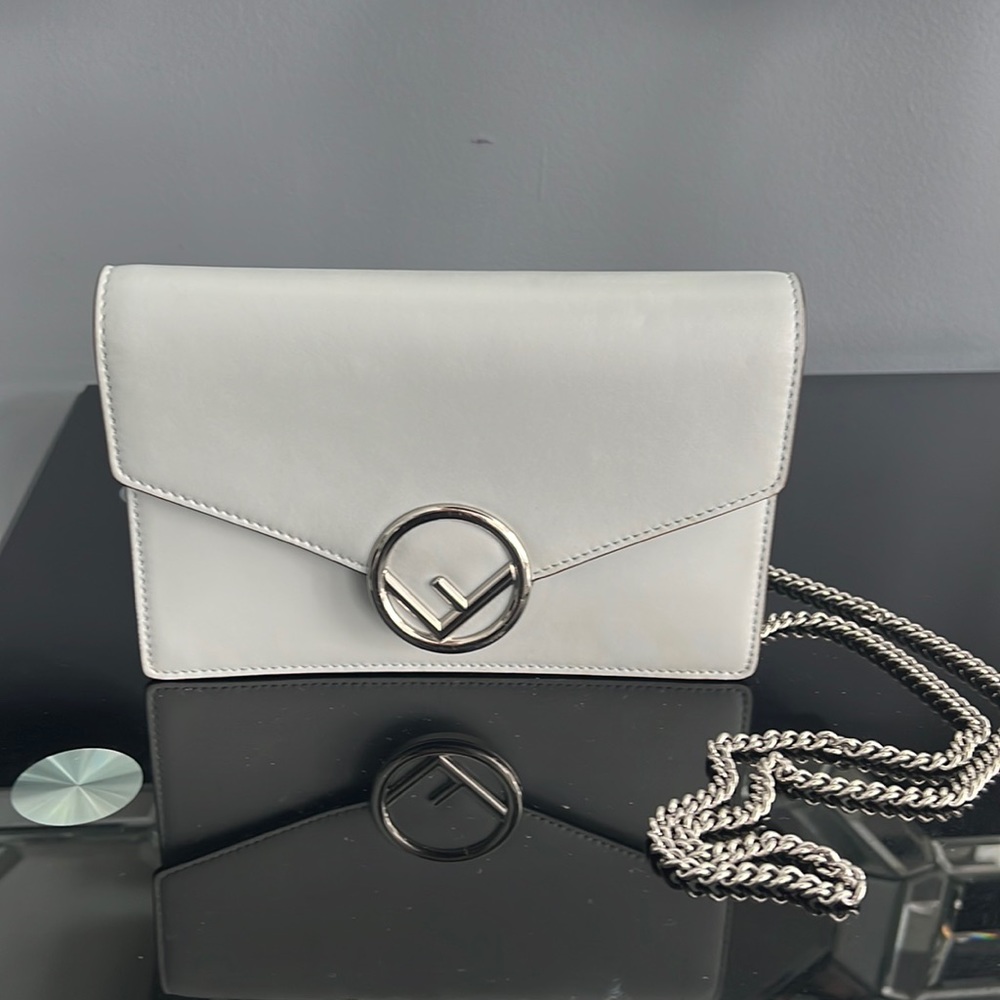 fendi wallet on chain gray